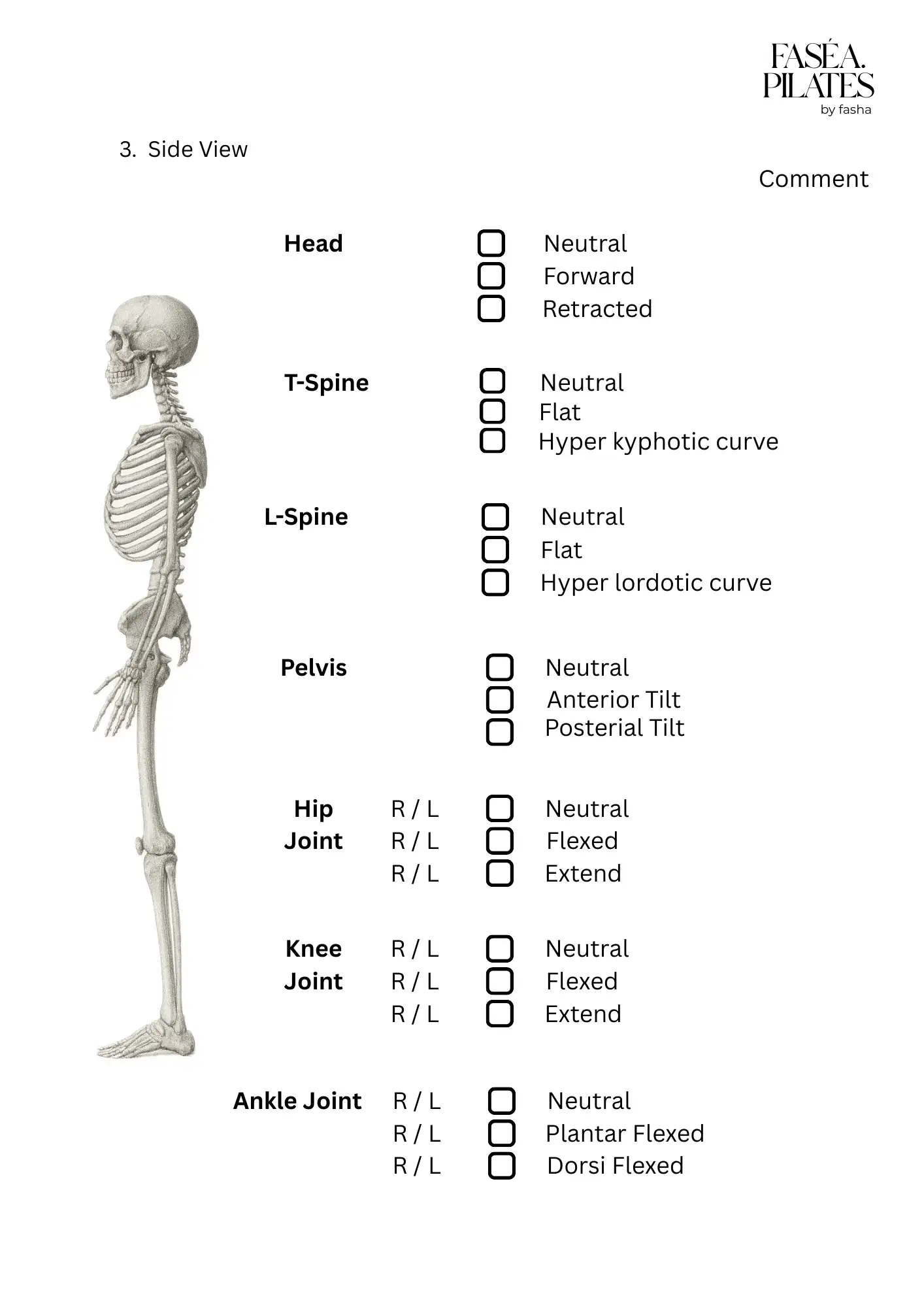 Core activation and strengthening progress for Faséa clients